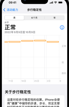 献县iPhone手机维修如何在iPhone开启'步行稳定性通知'