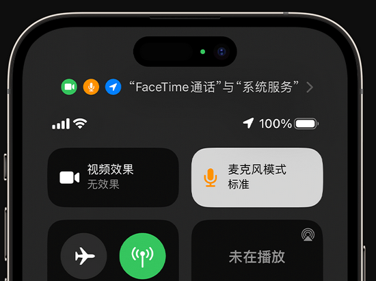 献县苹果授权维修网点分享iPhone在通话时让你的声音更清晰 