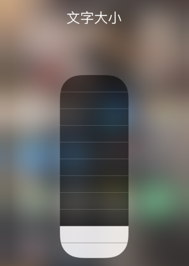 献县苹果手机维修分享小技巧：在 iPhone 控制中心快速调节字体大小 