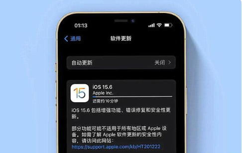 献县苹果手机维修分享iOS 15.6续航怎么样 